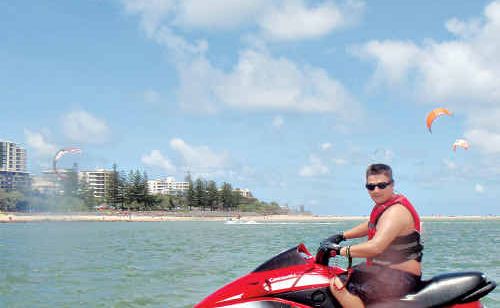 Dave Burke at Caloundra. Dave Burke at Caloundra.
